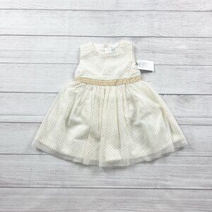Carter’s Just One You Girls Special Occasion Dress Ivory NWT 12-18 Months